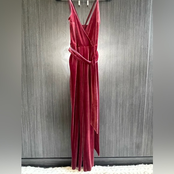 Velvet jumpsuit - Picture 6 of 6